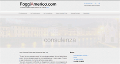 Desktop Screenshot of foggiamerico.com