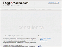 Tablet Screenshot of foggiamerico.com